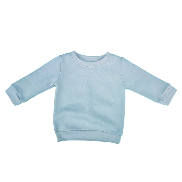 Babybugz Baby Essential Sweatshirt 6-12 månader Dammig Blå Dusty Blue 6-12 Months