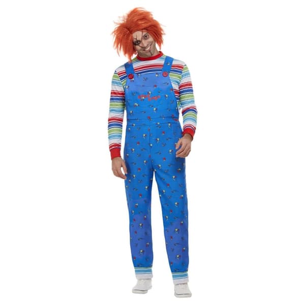 Chucky Herrdräkt Set L Blå Blue L