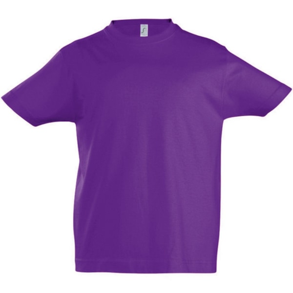 SOLS Kids Unisex Imperial Heavy Cotton kortärmad T-shirt 2 år Dark Purple 2yrs