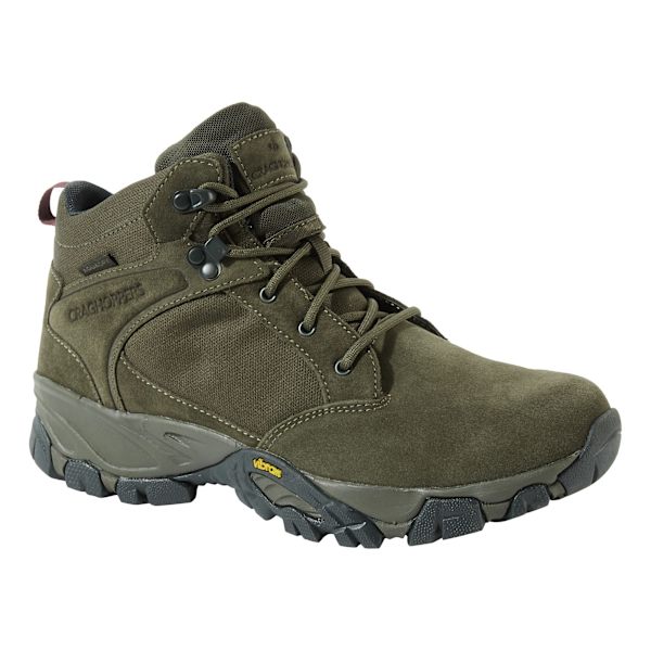 Craghoppers Salado mockaskiner i mockaskinn för män, 7 UK, khakigrön Khaki Green 7 UK