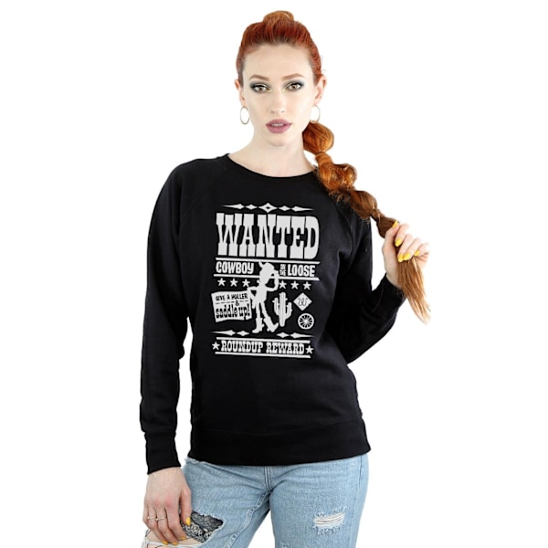 Disney Womens/Ladies Toy Story Wanted Poster Sweatshirt XL Svart Black XL