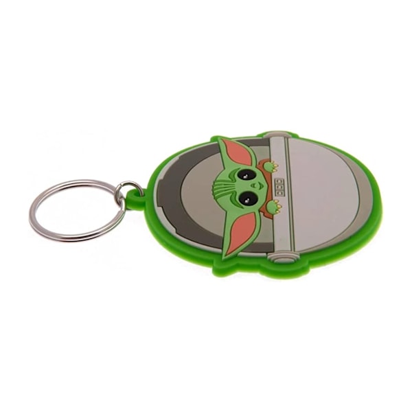 Star Wars Yoda PVC Nyckelring En Storlek Flerfärgad Multicoloured One Size