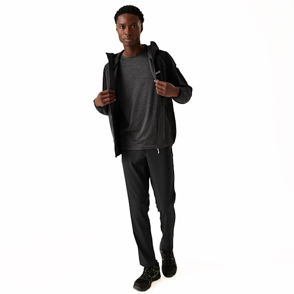 Regatta Molaris Full Zip Fleecejacka L Ash/Black Ash/Black L
