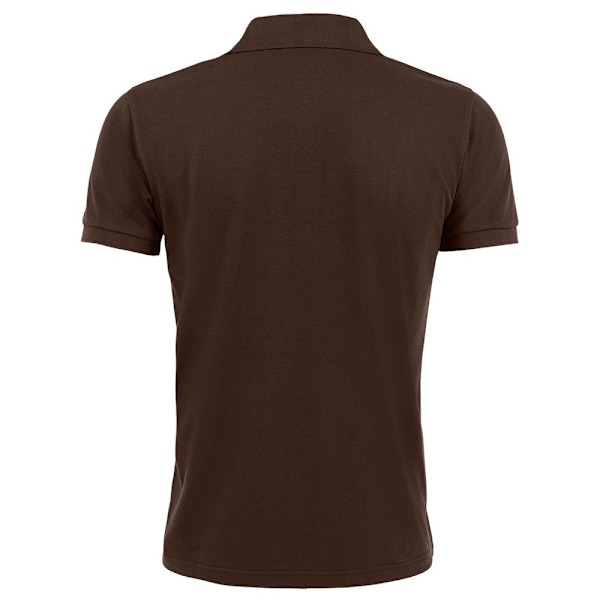 SOLs Prime Pique Plain Short Sleeve Polo Shirt S Choklad Chocolate S