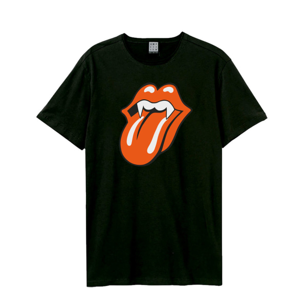Förstärkt unisex Adult Fang Tongue The Rolling Stones T-shirt X Black XS