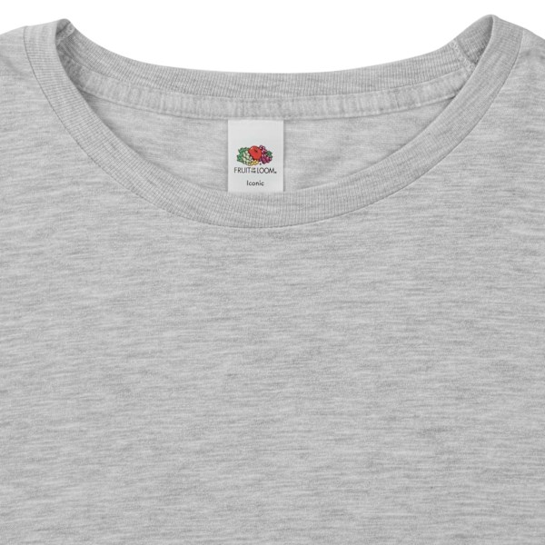 Fruit Of The Loom Mens Iconic 150 Long-Sleeved T-Shirt M Grey H Grey Heather M