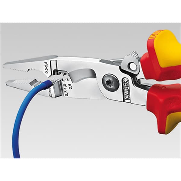 Knipex Vde Multifunktionella Installationstänger med Öppningsfjäder Multi Colour with Opening Spring 200mm