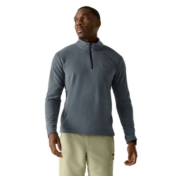 Regatta Great Outdoors Herr Thompson Half Zip Fleecetopp 4XL Da Dark Storm 4XL