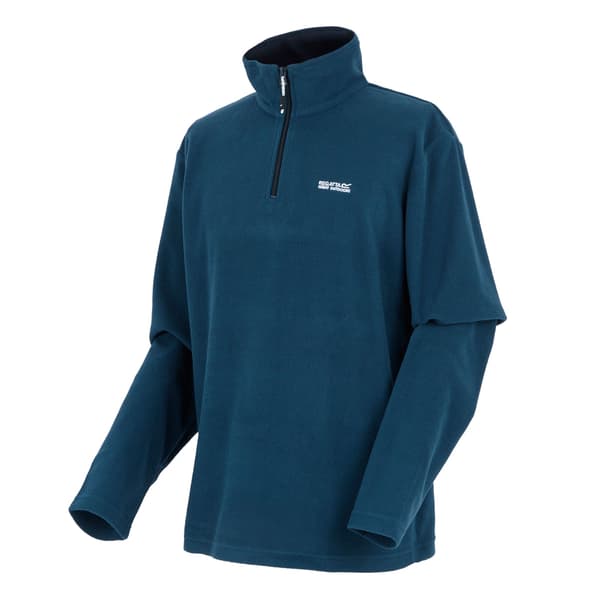 Regatta Great Outdoors Herr Thompson Half Zip Fleecetopp L Mörk Dark Storm L