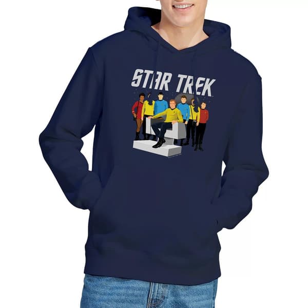 Star Trek Herr Vector Crew Hoodie M Marinblå Navy M