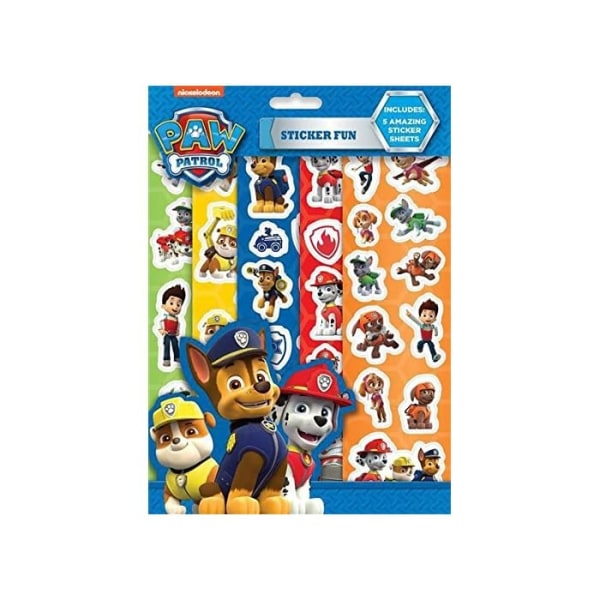 Paw Patrol Characters Stickers (Förpackning med 5) One Size Multicolour Multicoloured One Size