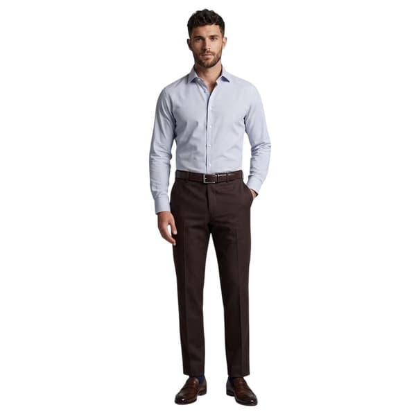 Ted Baker Herr Regular Formella Byxor 44R Vinröd Burgundy 44R