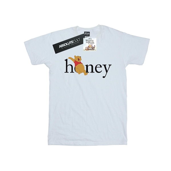 Disney Winnie The Pooh Honey T-shirt för pojkar 7-8 år Vit White 7-8 Years