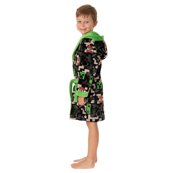 Minecraft Pojkar Creeper TNT Badrock 13-14 År Svart/Grön Black/Green/Grey 13-14 Years