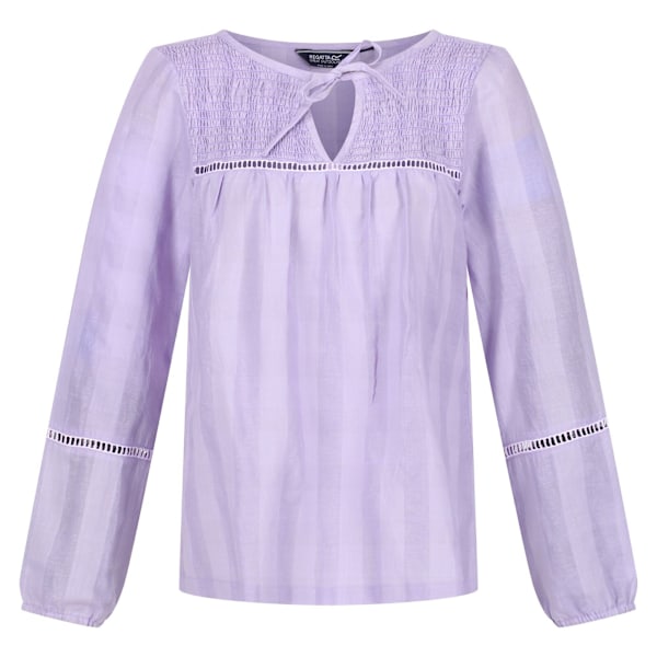 Regatta Dam/Kvinnor Calluna Långärmad Blus 14 UK Pastell Pastel Lilac 14 UK