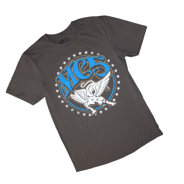 MC5 Unisex Vingad Panther T-shirt S Kolgrå Charcoal Grey S