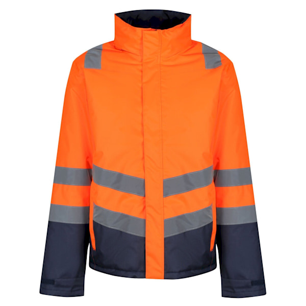 Regatta Hi-Vis Vattentät Jacka XL Orange/Marinblå Orange/Navy XL