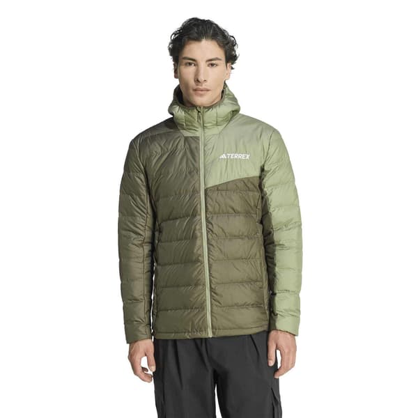 Adidas Herr Mt Down Hooded Jacket M Olive Strata/Evergreen Olive Strata/Evergreen M