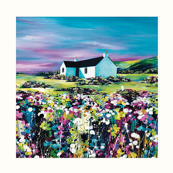 Avril Thomson Smith Nightfall Print 40cm x 40cm Flerfärgad Multicoloured 40cm x 40cm