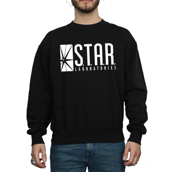 DC Comics Herr The Flash STAR Labs Sweatshirt S Svart Black S