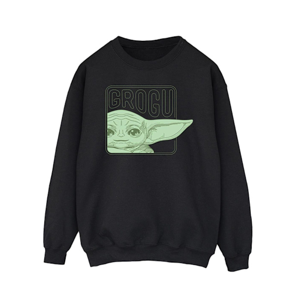 Star Wars Herr The Mandalorian Grogu Box Sweatshirt XXL Svart Black XXL
