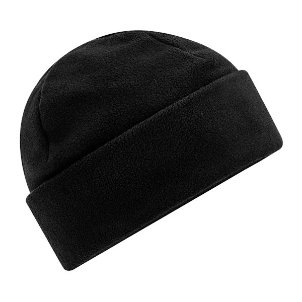 Beechfield Unisex Vuxen Cuffad Fleece Mössa En Storlek Svart Black One Size
