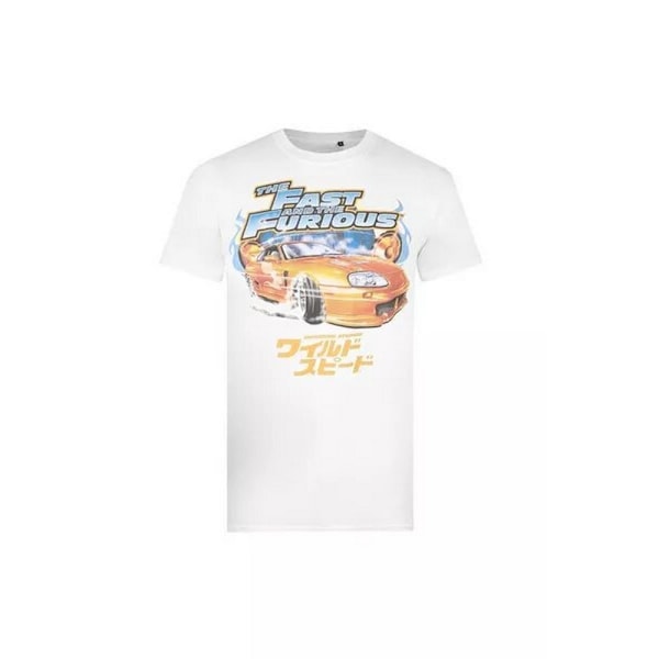 Fast & Furious Mens Supra T-Shirt XXL Vit White XXL