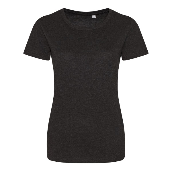 AWDis Dam/Dam Girlie Tri-Blend T-shirt M Heather Black Heather Black M