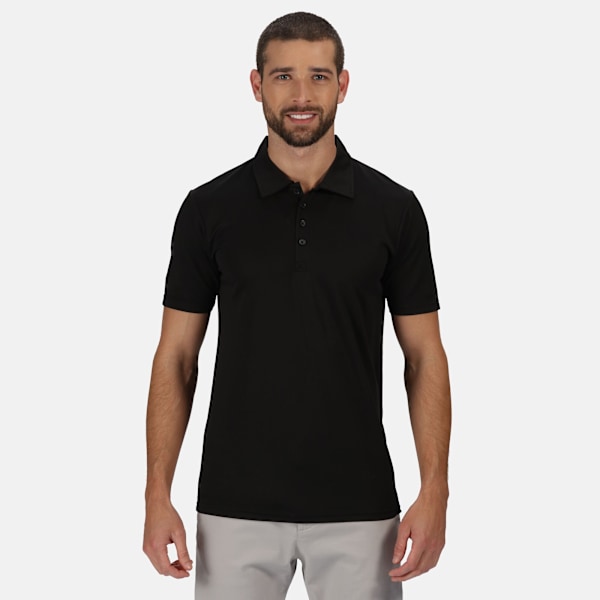 Regatta Professional Herr Återvunnen Pikétröja 4XL Svart Black 4XL