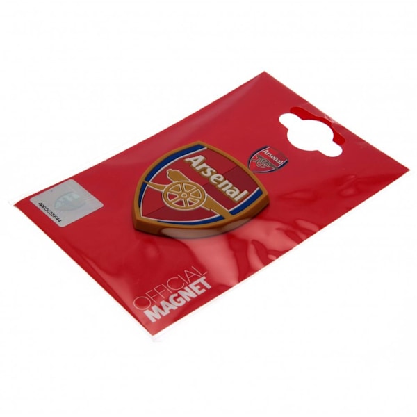 Arsenal FC 3D kylskåpsmagnet En storlek Röd Red One Size