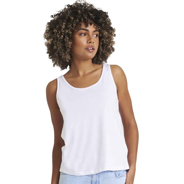 Awdis Dam/Kvinnor Tank Top XL Solid Vit Solid White XL