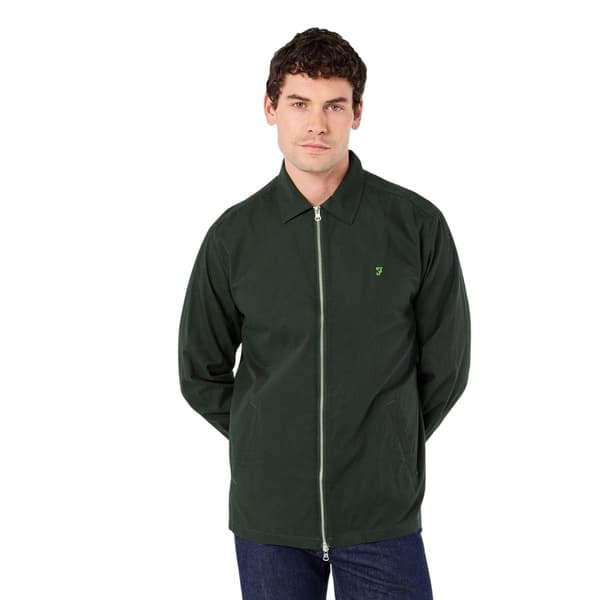 Farah Herr Radley Regular Overshirt L Evergreen Evergreen L