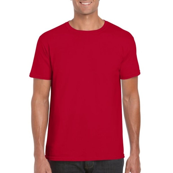 Gildan Mäns Soft Style Ringspun T-shirt S Röd Red S