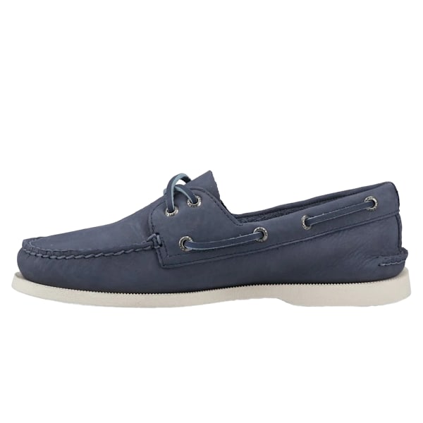 Sperry Herr Äkta Läder Båtskor med 2 Öljetter 11 UK Mörkblå Dark Blue 11 UK