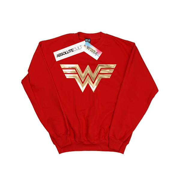DC Comics Herr Wonder Woman 84 Guld Emblem Sweatshirt S Röd Red S