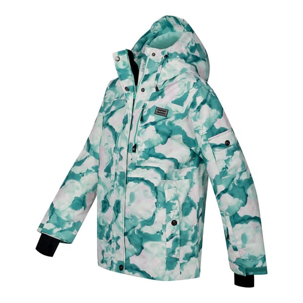 Dare 2B Snowline skidjacka med marmoreffekt för dam, 8 UK, blågrön Teal 8 UK