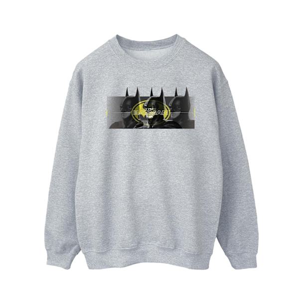DC Comics Herr The Flash Batman Porträtt Sweatshirt XL Sport Sports Grey XL