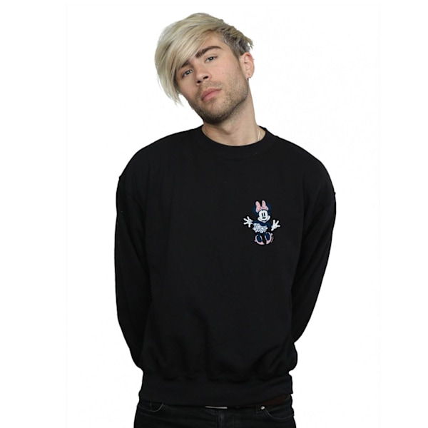 Disney Herr Minnie Mouse Dansande Brösttröja L Svart Black L