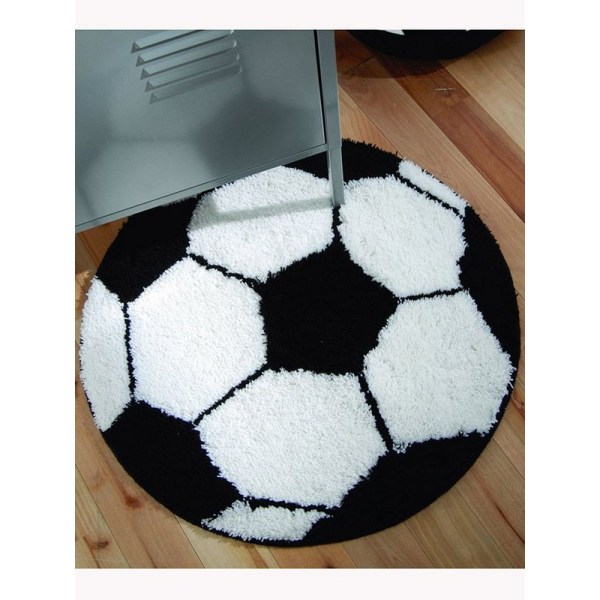 Catherine Lansfield It´s A Goal Fotbollsmatta One Size Vit/Bla White/Black One Size