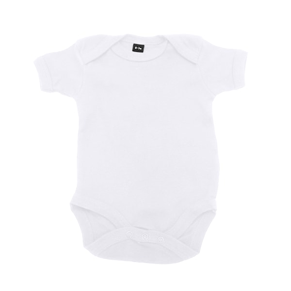 Babybugz Baby Body / Baby- och småbarnskläder 3-6 ekologisk vit Organic White 3-6