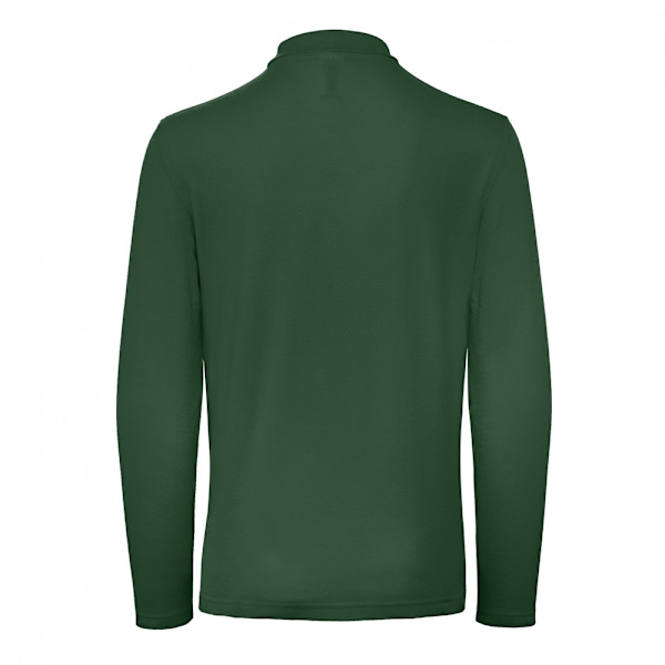 B&C ID.001 Herr Långärmad Polo (2-pack) XS Racing Green Racing Green XS
