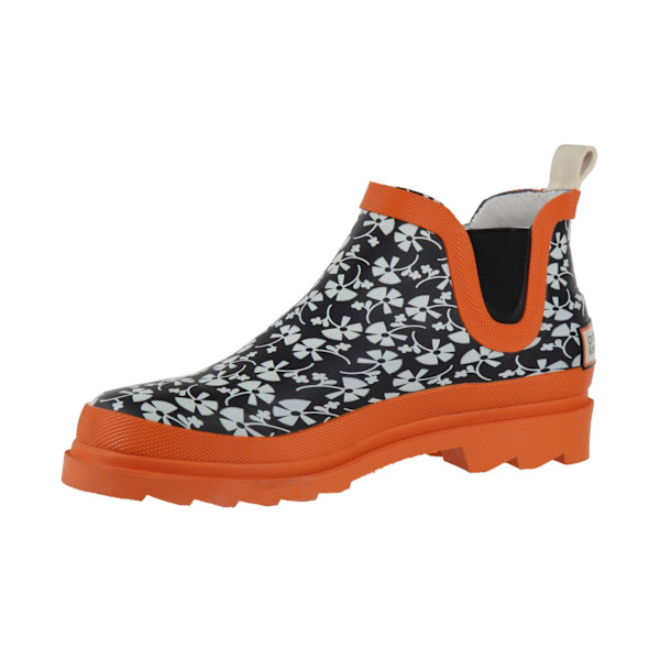 Regatta Dam/Kvinnors Parsley Mid Cut Wellington Boots 3 UK Bla Black/Orange 3 UK