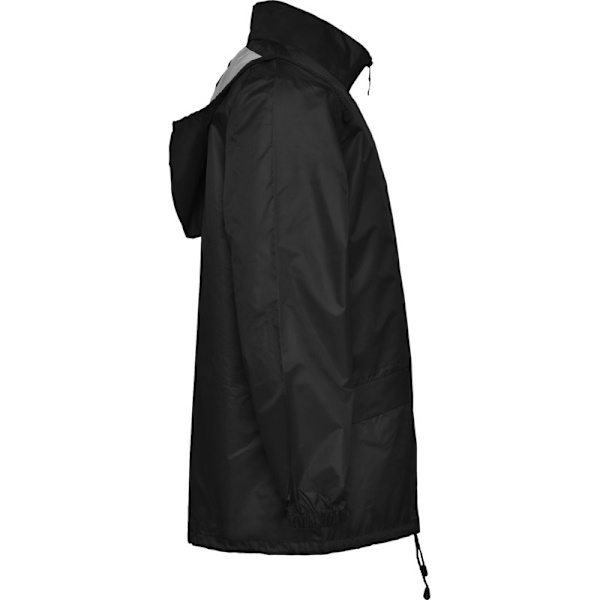 Roly Unisex Vuxen Escocia Lättvikts Vattentät Jacka M Solid Solid Black M