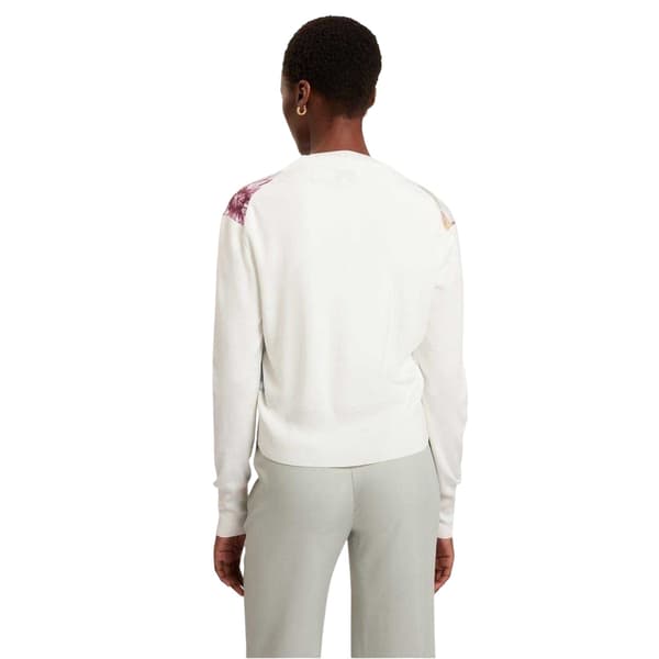 Ted Baker Dam/Dam Floral Vävd Kofta 8 UK Ivory Ivory 8 UK