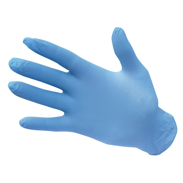 Portwest Unisex Vuxen A925 Puderfria Engångshandskar i Nitril Blue 8