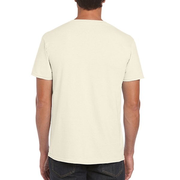 Gildan Herr Soft Style Ringspun T-shirt S Natur Natural S