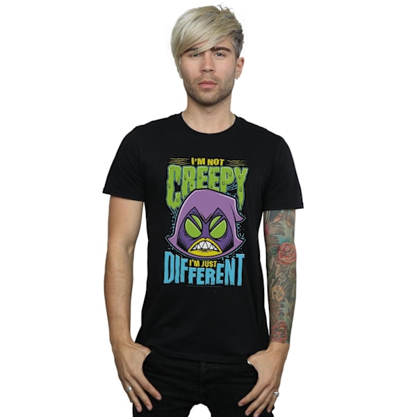 DC Comics Herr Teen Titans Go Creepy Raven T-shirt S Svart Black S