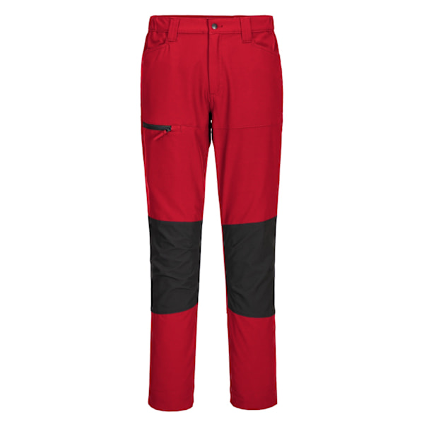 Portwest WX2 Slim Work Trousers 42R Deep Red för män Deep Red 42R