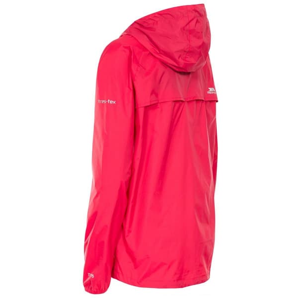 Trespass Dam/Kvinnor Qikpac Packaway Vattentät Jacka XXS Ra Raspberry XXS