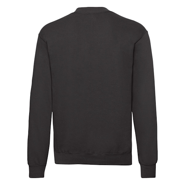 Fruit of the Loom Unisex Klassisk Drop Shoulder Sweatshirt Black 5XL